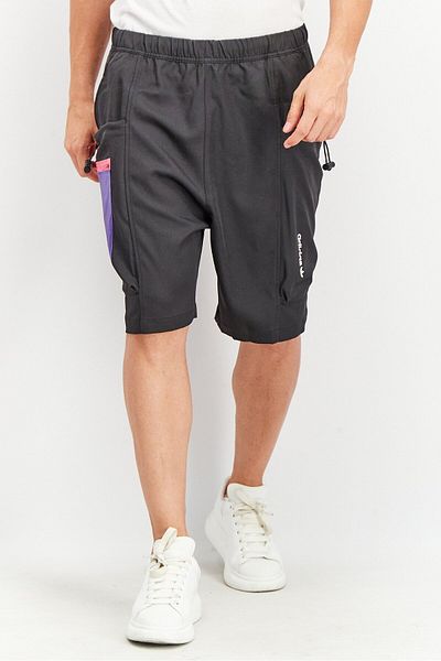 adidas Men Sportswear Fit Brand Logo Shorts, Black Combo