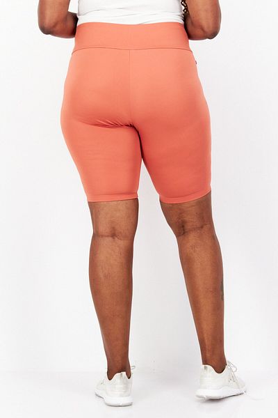 Adidas Originals Women Plus Size Tight Fit Training Shorts, Peach