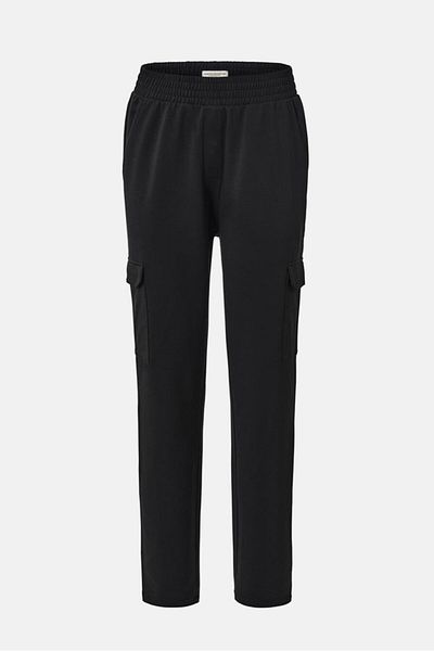 Tchibo Women Regular Fit Plain Jogger Pants, Black