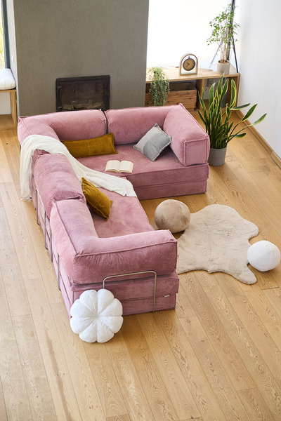 GOOD NİGHT Venom Çok Amaçlı Modüllü L Koltuk & Kanepe & Korner & L Koltuk