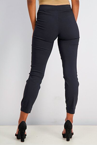 Tchibo Women Ankle Length Stretch Pants, Black