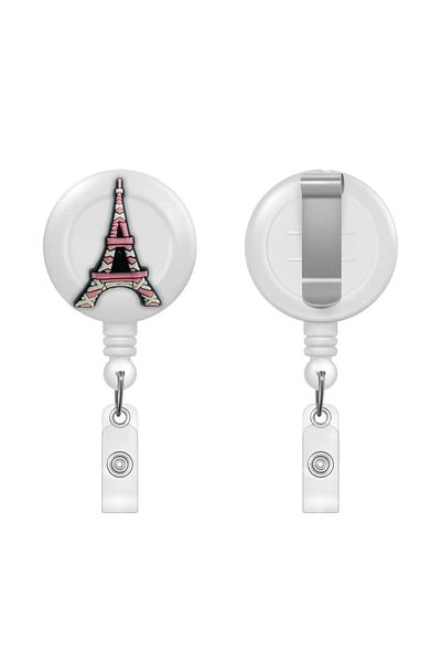 PABALAS Yoyo Card Holder with Eiffel Tower Figure
