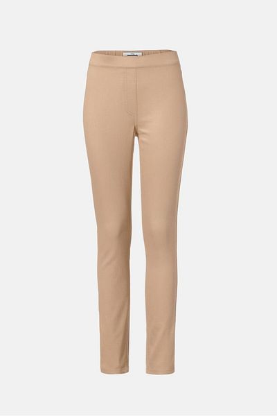 Tchibo Women Slim Fit Tregging Pants, Beige