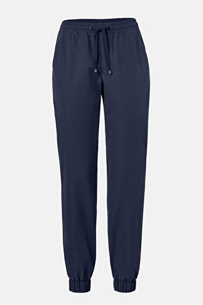 Tchibo Women Regular Fit Plain Jogger Pants, Navy