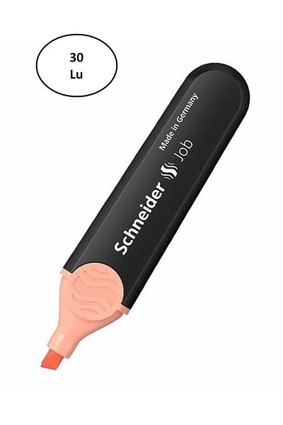 Schneider Electric Schneider Scf092 Job Pastel 1-4,5 mm Peach Highlighter 10Pcs