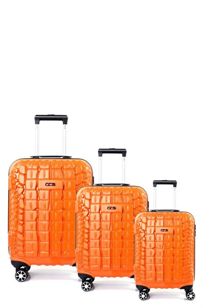 ÇÇS 5201 CROCODILE ABS 3 LÜ VALİZ SETİ