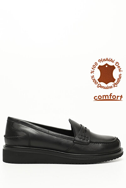 GÖNDERİ(R) Dámské černé polstrované boty z pravé kůže