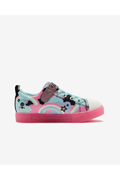 SKECHERS Twinkle Sparks Ice 2.0 - Shimmering Sky Büyük Kız Çocuk Siyah Işıklı Spor Ayakkabı 314749l Bkmt