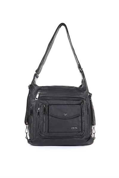 ÇÇS Rucsac cu curea de umăr din piele CCS 16749