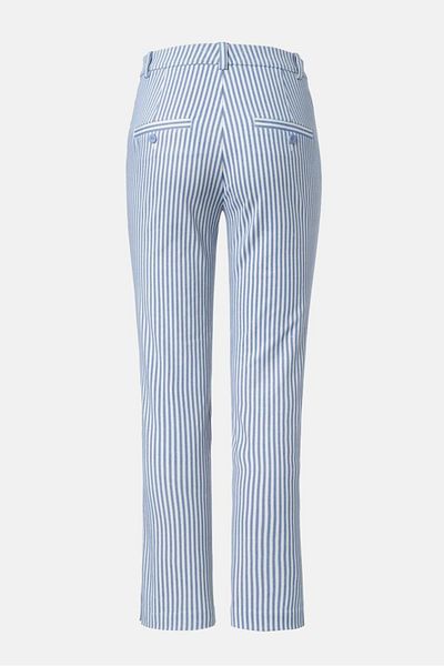 Tchibo Women Stretch Stripe Belt Loop Pants, White