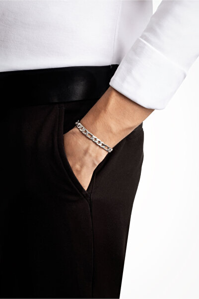 So CHIC... Eskitme Model Çelik Erkek Bileklik
