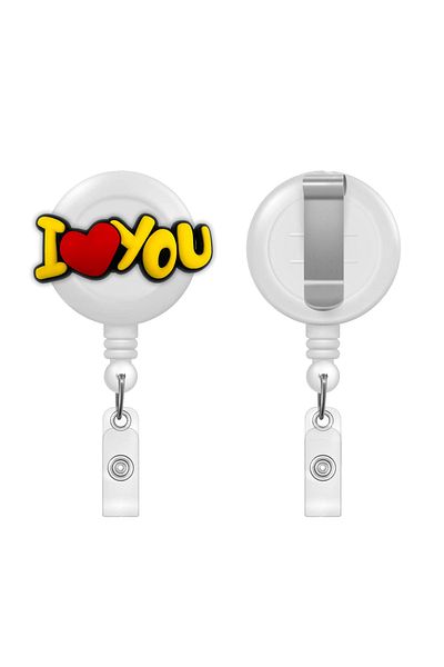 PABALAS I Love You Yoyo Card Holder with Text Figure