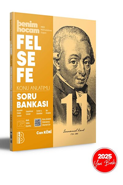 Benim Hocam Yayınları 2025 11. Sınıf Felsefe Konu Anlatımlı Soru Bankası / Benim Hocam Yayınları / 9786256073449