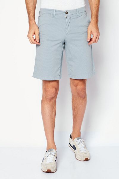 Trussardi Jeans شورت رجالي أساسي بطبعات كاملة، أزرق فاتح