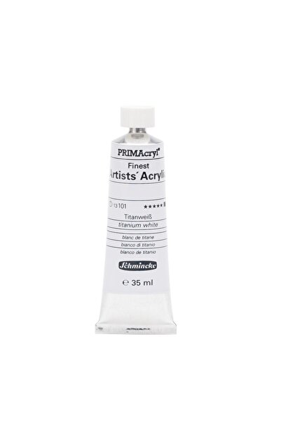 Schmincke Primacryl Artist Akrilik Boya 35 ml Seri 1 101 Titanium White
