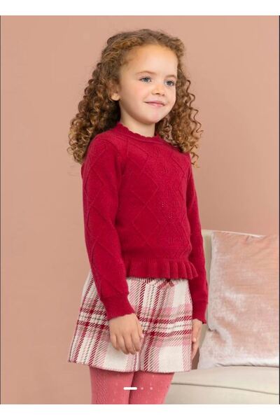 Abel & Lula Abel&lula kız çocuk ekose şort 5768