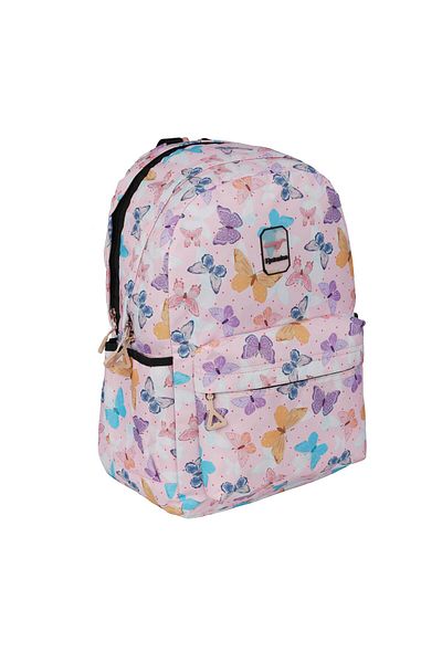 SYG Rucsac de școală ergonomic - 3 compartimente, rezistent la apă, compartiment pentru tabletă, SYG2120-fluture