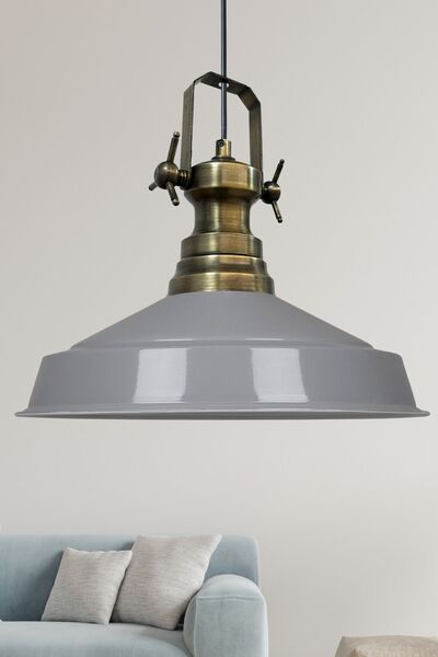 Bamyum Asaletli Tekli Avize Yeni Eskitme Başlık Retro Sarkıt Lamba Restoran S...