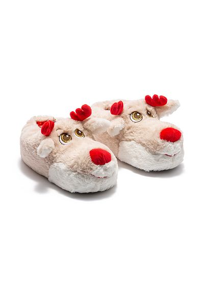 Twigy Betty Kids Animal Slippers Beige 30/35