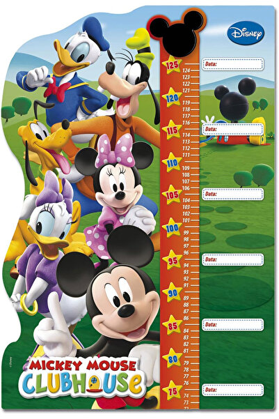 Disney Boy Ölçme Cetvelli Mickey Mouse Puzzle Çocuk Pazıl