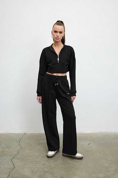 VATKALI Lace-up cotton jogger pants