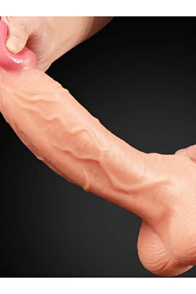 Özelmağaza Realistik Dildo 25 cm 10″ Dual Layer