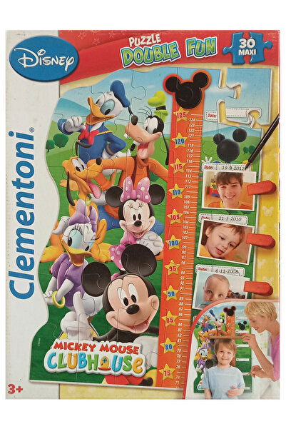 Disney Boy Ölçme Cetvelli Mickey Mouse Puzzle Çocuk Pazıl