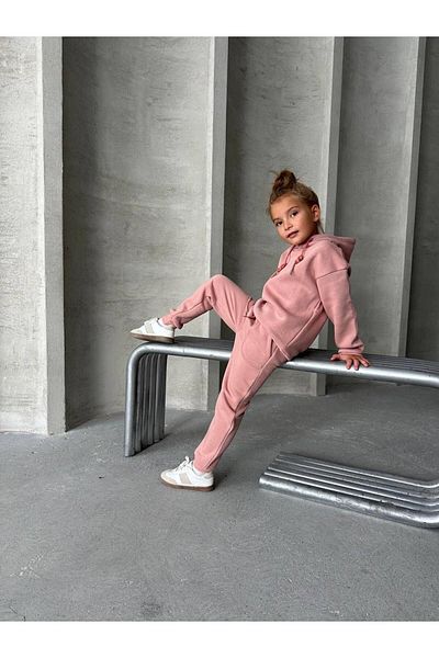 My Kids Wear Three Thread Hooded Hooded Set