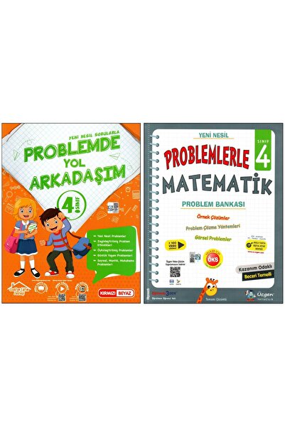 Kırmızı Beyaz Yayınları Kırmızı Beyaz+üçgen 4. Sınıf Problemde Yol Arkadaşım+...