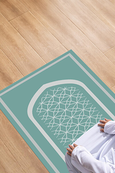 Napoli Home Digital Printed Non-Slip Base Washable Gift Dowry Prayer Mat Prayer Rug