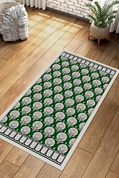 Napoli Home سجادة صلاة مطبوعة رقمية مضادة للانزلاق وقابلة للغسل