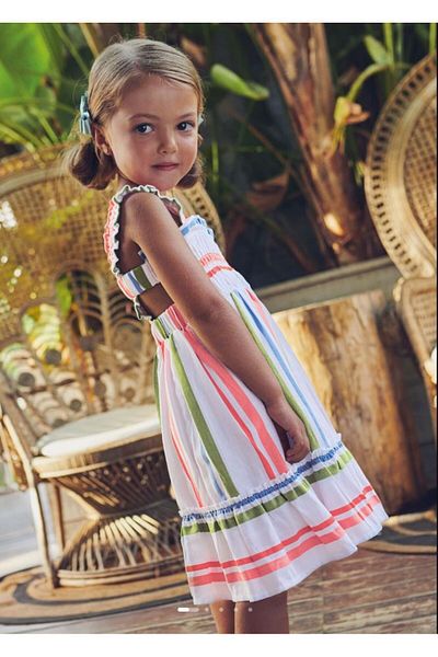 MAYORAL Female Child Summer Striped Dress 3932
