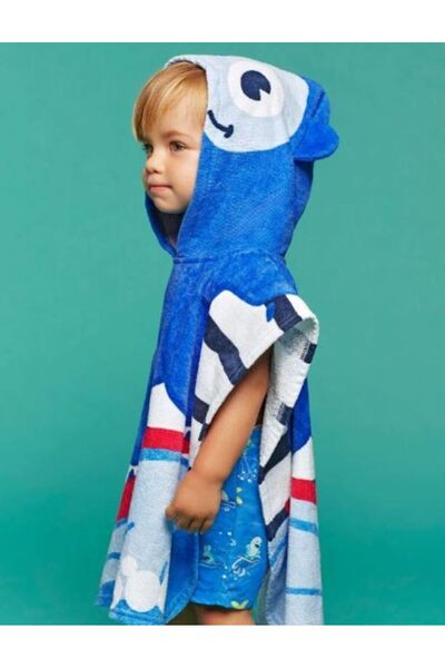 MAYORAL منشفة أطفال بغطاء للرأس - موديل 10690