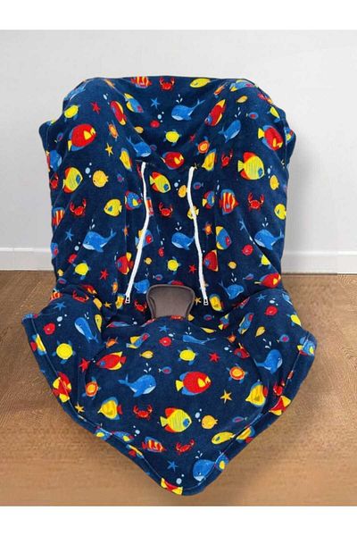 PAMUK HANIM Cotton Multi-Purpose Stroller, Baby Car, Car Seat Baby Girl-Boy Blanket