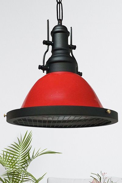 Bamyum Red Modern Sports Chandelier Pendant Lamp Living Room Kitchen Chandeliers Patisserie Cafe Barber Models