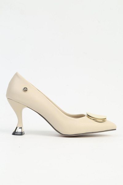 Pierre Cardin ®   Beige Women's Heeled Shoes Pc-54039