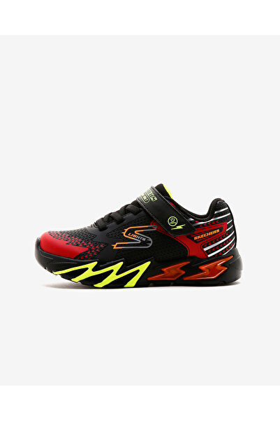 SKECHERS Flex - Glow Bolt Büyük Erkek Çocuk Siyah Işıklı Spor Ayakkabı 400138...