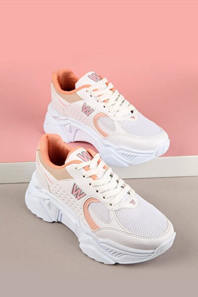 Ccway Жіночі спортивні кросівки BEYAZ PUDRA