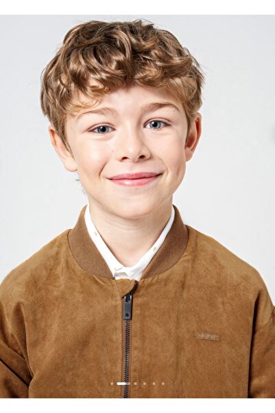 MAYORAL Νεανικό αγόρι παιδικό μπουφάν bomber faux suede 6471