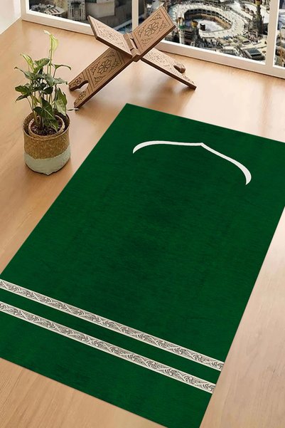 Napoli Home Digital Printed Non-Slip Base Washable Gift Dowry Prayer Mat Prayer Rug