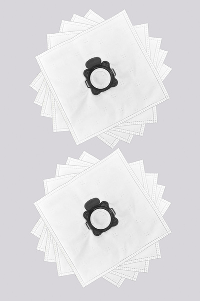 Marketto روينتا ووندر باج مكنسة كهربائية كيس غبار 10 قطع قماش قماش