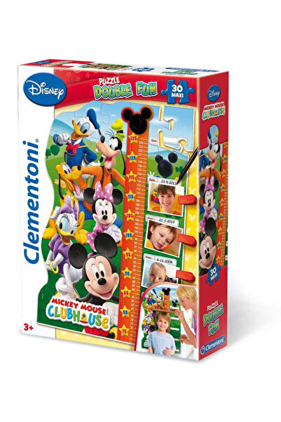 Disney Boy Ölçme Cetvelli Mickey Mouse Puzzle Çocuk Pazıl