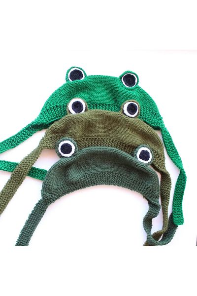 baddin aksesuar Unisex Green Frog Hat - Korean Model Trend