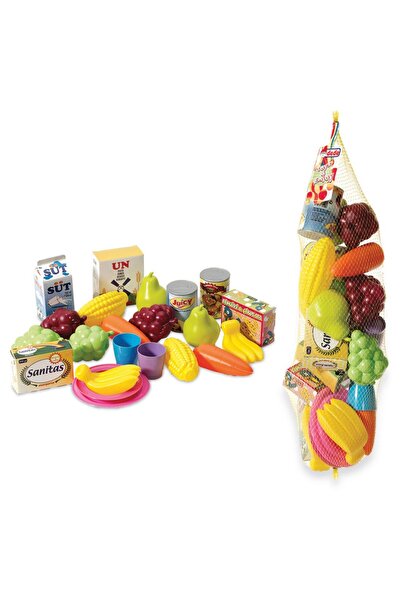 Genel Markalar Evcilik Oyuncağı File İçerisinde Minik Market ve Pazar Alışver...