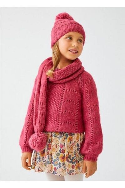 Abel & Lula Abel&Lula beret scarf 2-piece set 5945