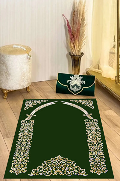 Napoli Home Covoraș de rugăciune lavabil, imprimat digital, cu bază anti-alun...