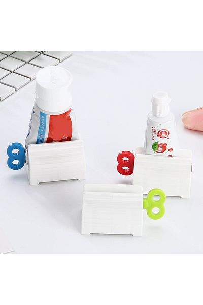 RUBY BOUTİQUE 2 Pieces Toothpaste Tube Cream Squeezing Apparatus with Twist