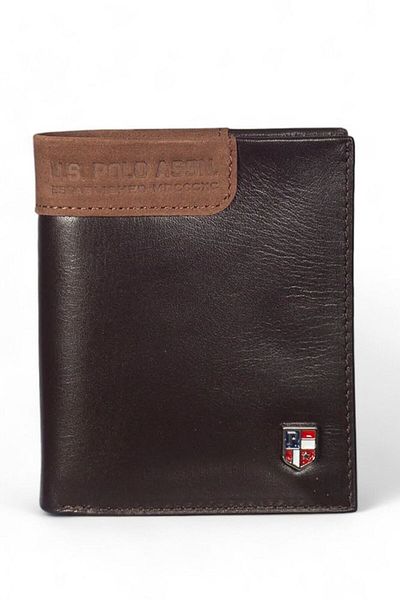 U.S. Polo Assn. Coffee Men's Wallet Plcuz7617