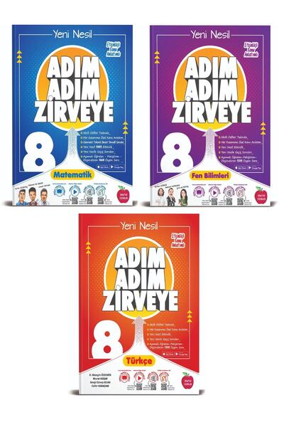 Newton Yayınları Newton 8. Sınıf Lgs Matematik Fen Türkçe Adım Adım Zirveye S...