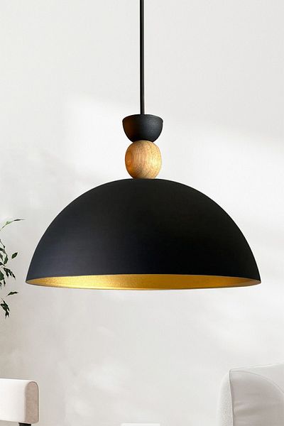 Bamyum Yimpi Black Patisserie - Single Pendant Lamp, Living Room, Kitchen, Hairdresser, Cafe Lamp Decorative Lighting